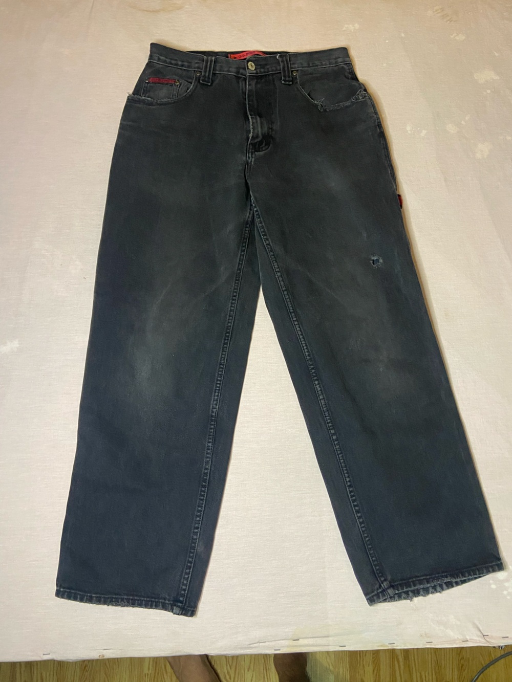 U.S. Polo Assn. Black Straight-Leg Jeans